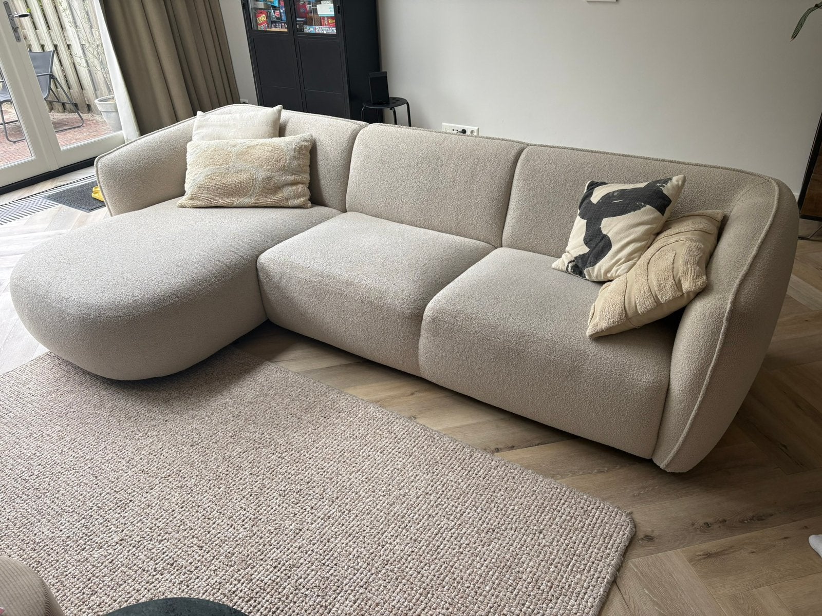 by fonQ Soft Hoekbank met Chaise Longue Links, Ophalen, Gebruikt, Stof