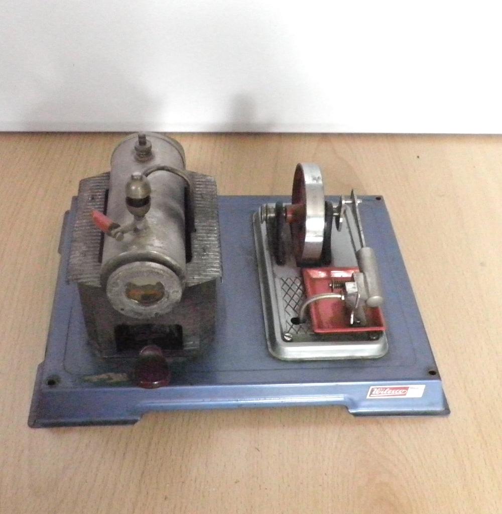 Antieke Wilesco D16 Stoommachine (Blauwe Grondplaat), Ophalen of Verzenden