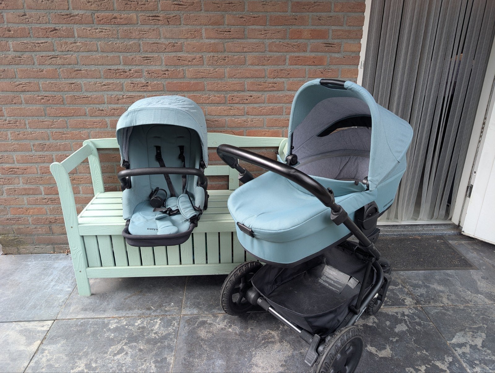 Easywalker Harvey 2 Combiwagen met Reiswieg en Zitje, Kinderen en Baby's, Kinderwagens en Combinaties, Ophalen, Gebruikt, Overige merken