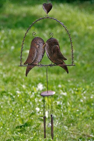 Decoratie hanger, wanddecoratie met Uilen, Vogels, bruin, Ophalen of Verzenden, Nieuw