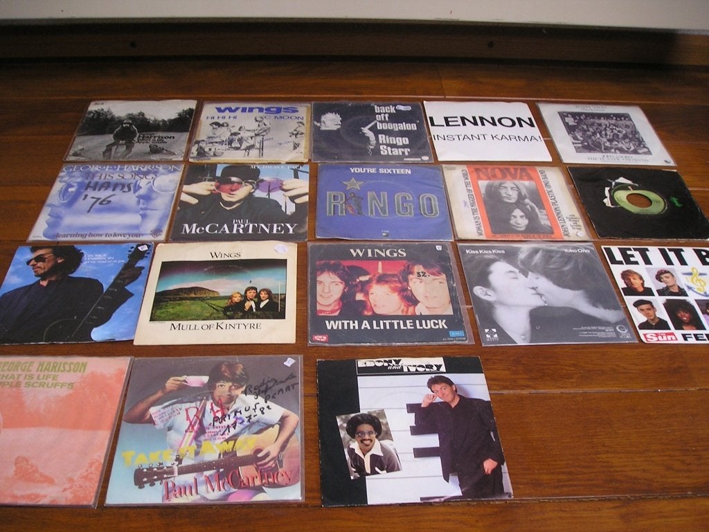Beatles solo singles collection 25 x, Ophalen of Verzenden, Gebruikt, Pop