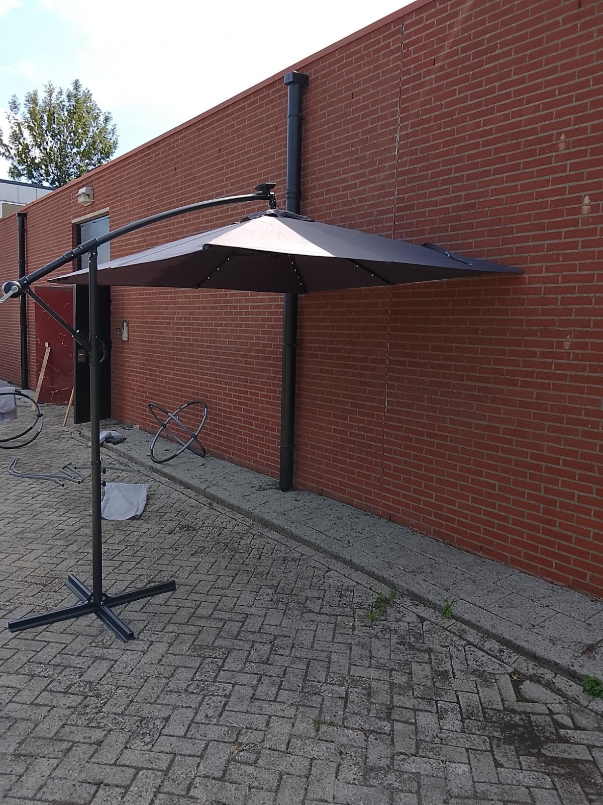 Tillvex Zonnescherm 235x235 Solar LED Z.G.A.N., Tuin en Terras, Ophalen of Verzenden, Tillvex., ., .