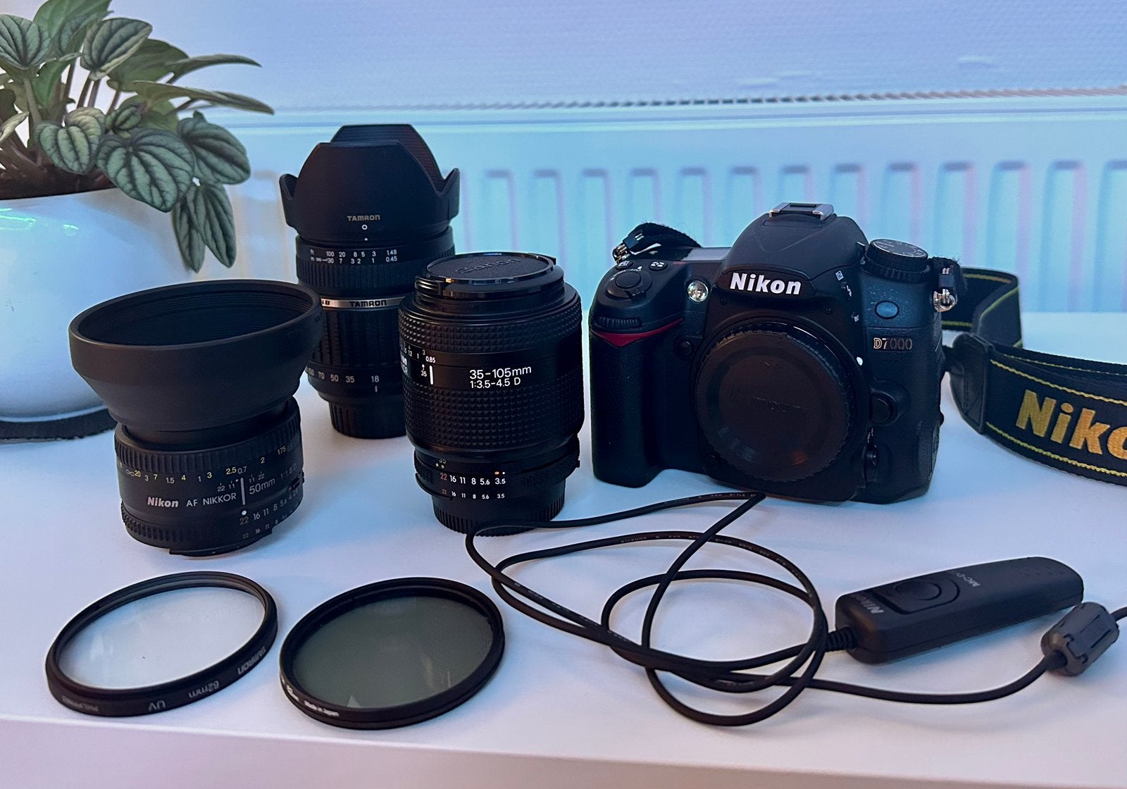 Nikon D7000 set met 3 lenzen en hoop andere goodies, Audio, Tv en Foto, Fotocamera's Digitaal, Spiegelreflex, Screenprotector