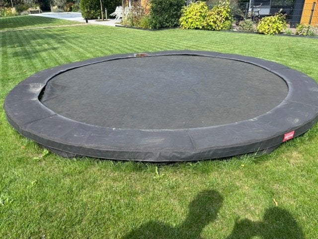 BERG InGround trampoline Ø 430 cm – incompleet, Ophalen, Gebruikt