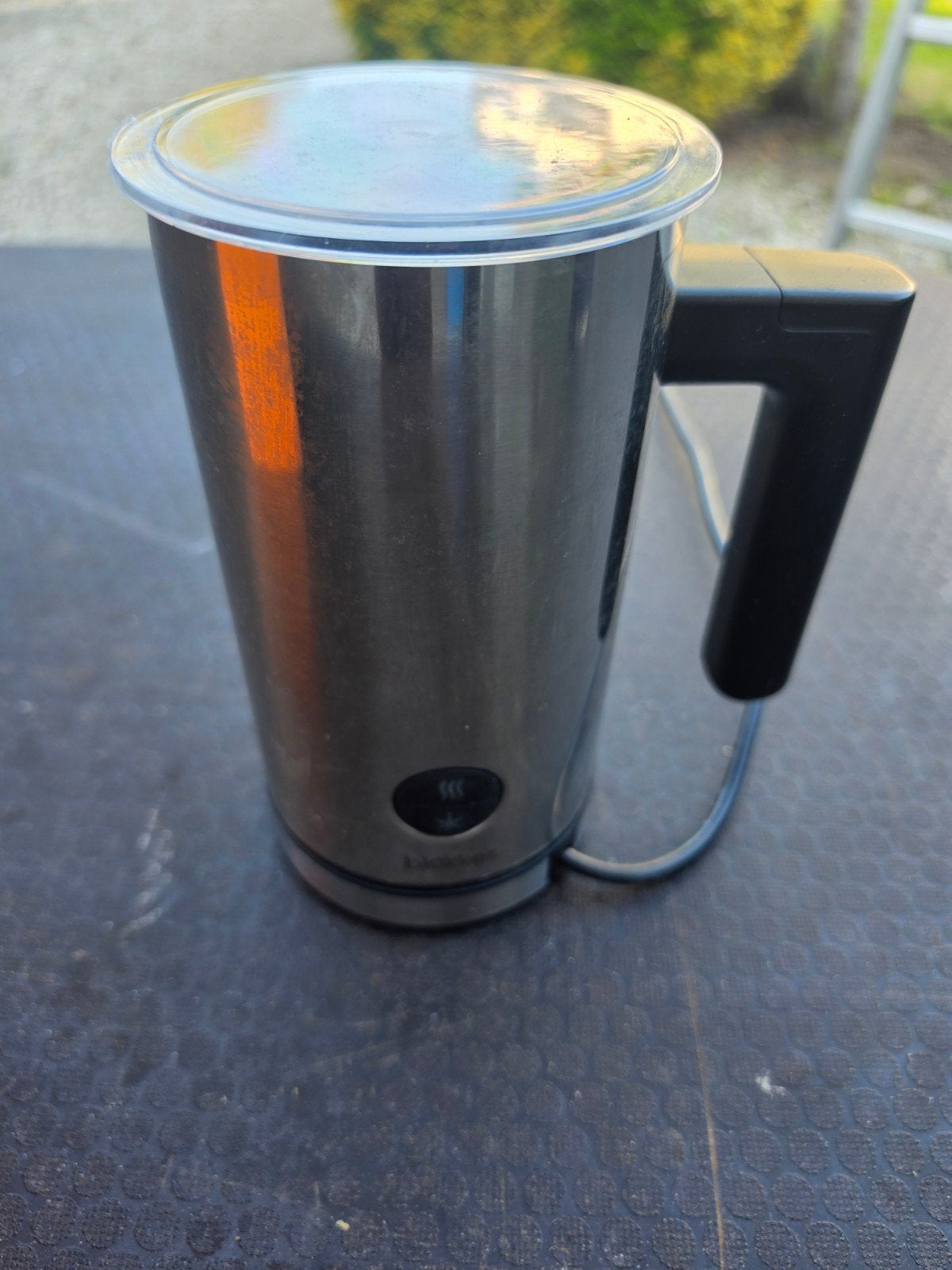 Blokker Elektrische Melkopschuimer - 600 ml, Witgoed en Apparatuur, Melkopschuimers, Ophalen, Gebruikt, Elektrische melkopschuimer