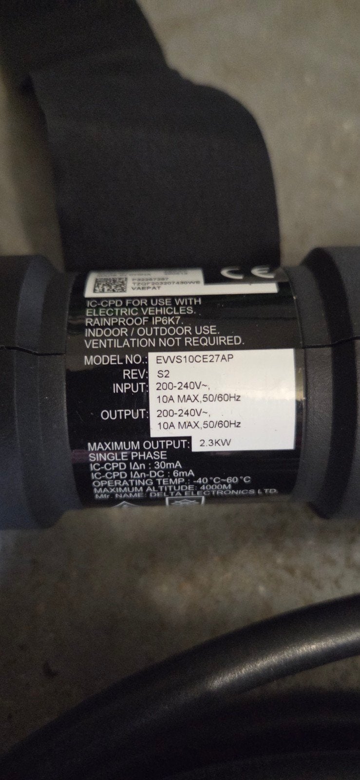 Thuislader 10a Schuko type 2 stopcontact, Ophalen of Verzenden, Laadkabel