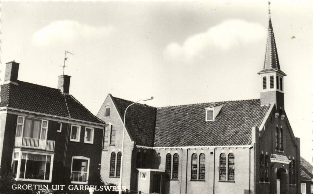 Groeten uit Garrelsweer - kerk - ongelopen, Ophalen of Verzenden, Voor 1920, Ongelopen, Noord-Brabant
