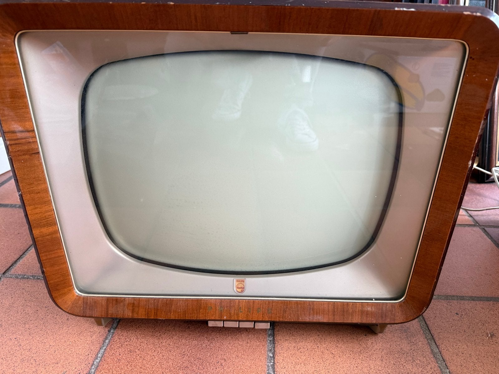Philips 17TX210A Vintage Televisie (1958/1959), Antiek en Kunst, Antiek | Tv's en Audio, Ophalen of Verzenden