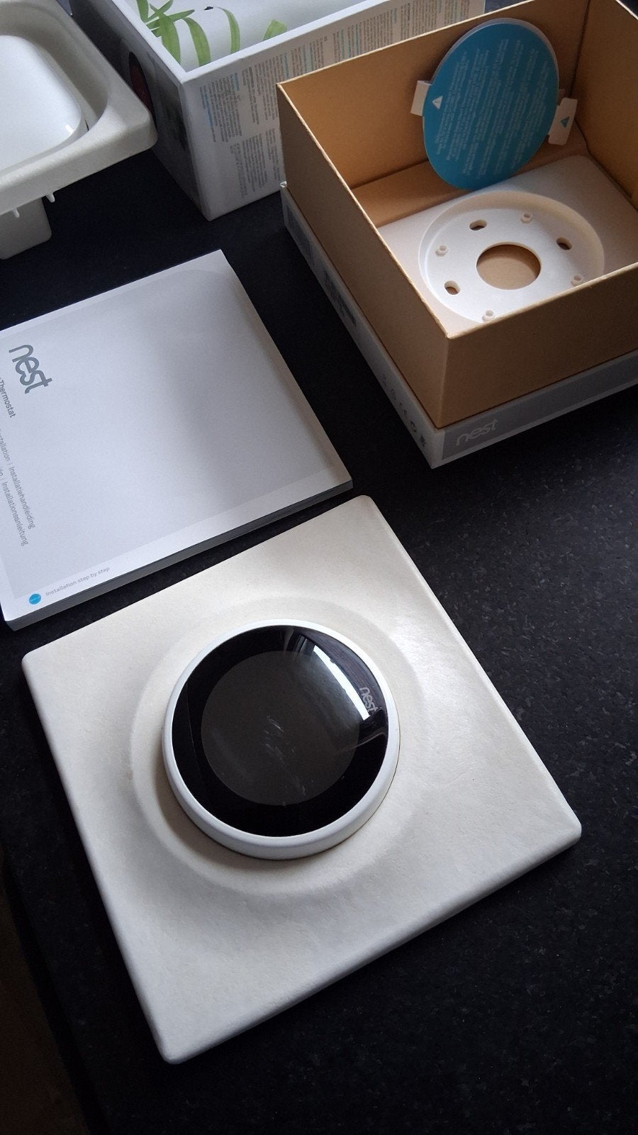 Nest Learning 3e generatie Thermostat - Slimme Thermostaat, Doe-het-zelf en Verbouw, Thermostaten, Ophalen, Slimme thermostaat