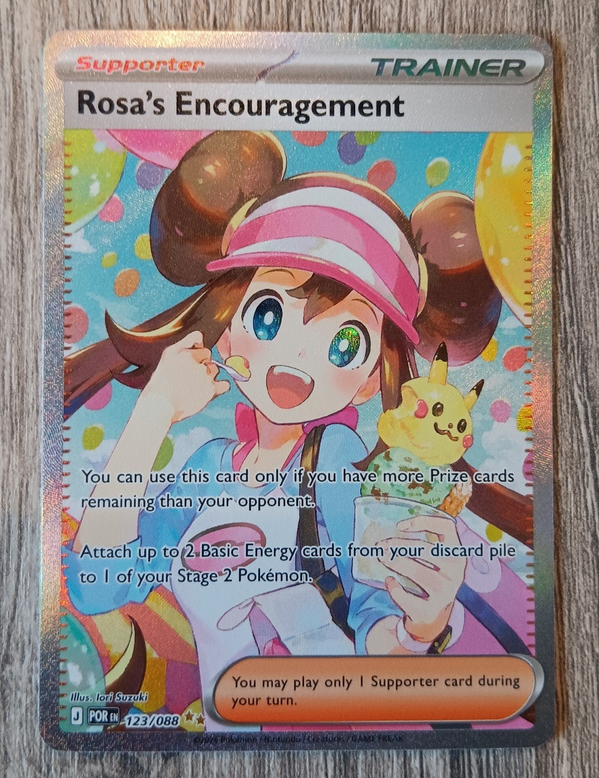 Rosa's Encouragement SIR Perfect Order, Ophalen of Verzenden, Zo goed als nieuw, Losse kaart, Foil