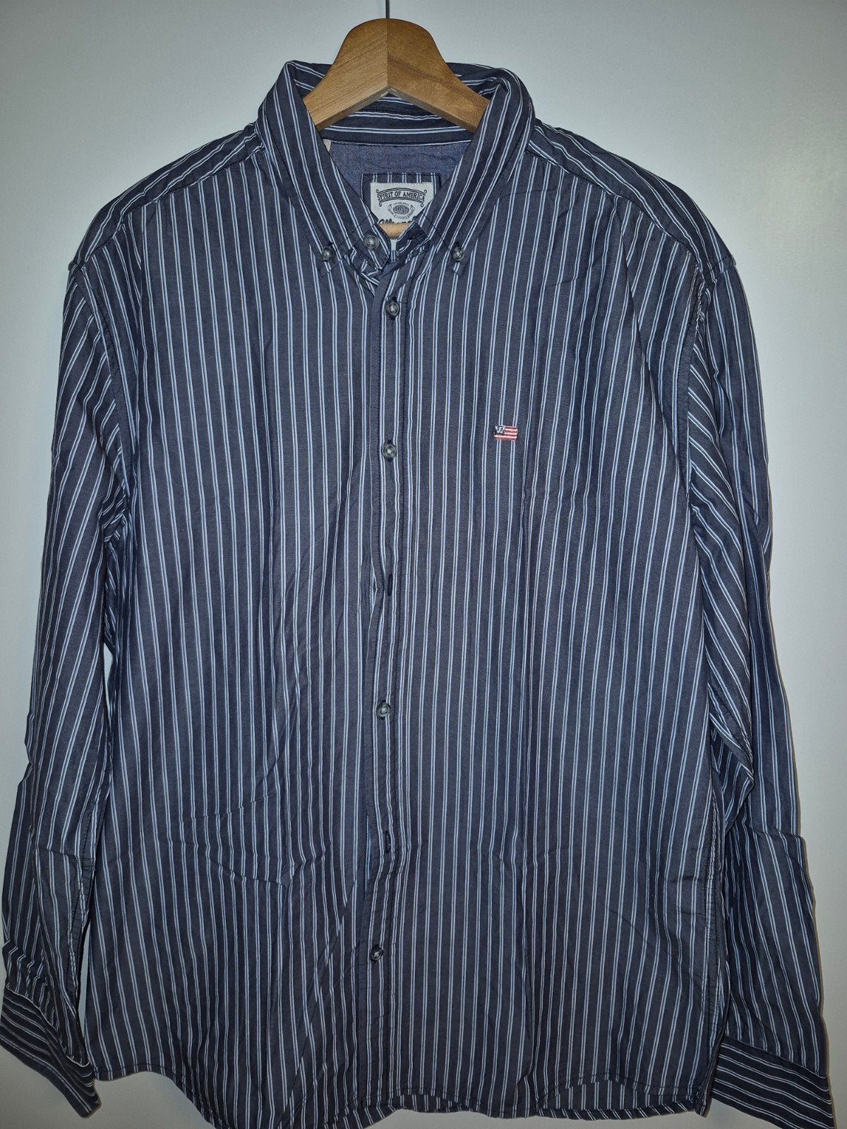 Blouse, overhemd Wrangler XL, Ophalen of Verzenden, Zo goed als nieuw, Blauw, Halswijdte 43/44 (XL)