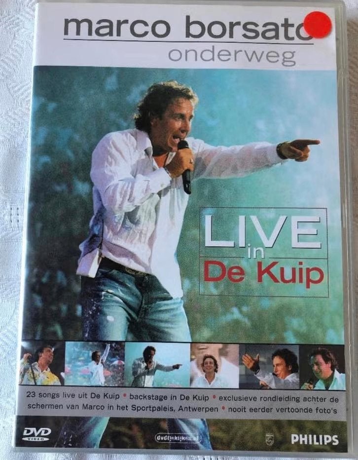 DVD Marco Borsato Live in de Kuip, Alle leeftijden, Zo goed als nieuw, Concert, Extra's