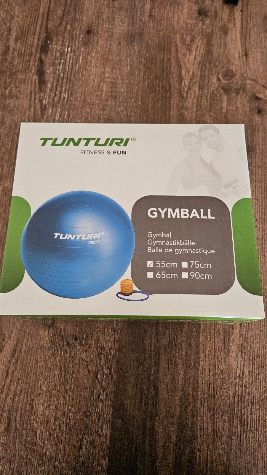 Tunturi Gymbal Fitness & Fun - 55cm, Ophalen