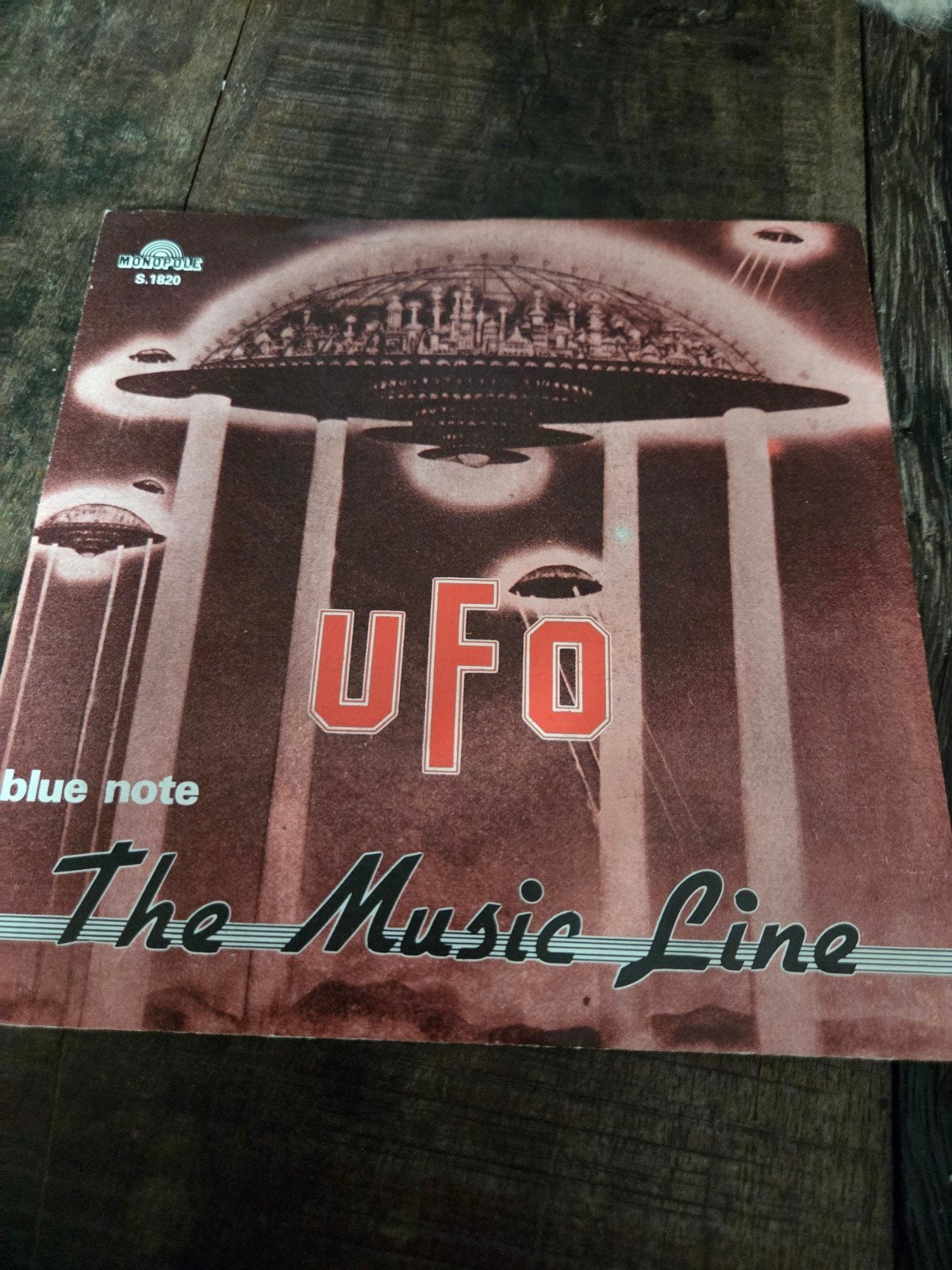 The Music Line - UFO (Monopole Records S.1820), Gebruikt, Overige genres, 7 inch, Ophalen of Verzenden