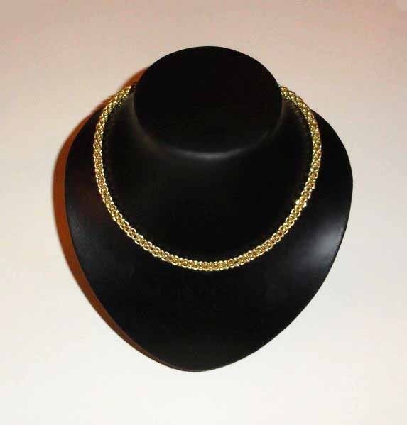 Ketting doublé koordketting, Verzenden, Nieuw, Goud, Overige materialen