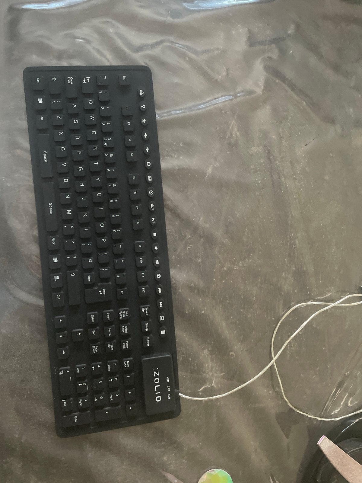 ZOLID Bedraad Toetsenbord - QWERTY, Ophalen of Verzenden, Qwerty, Gebruikt, Bedraad