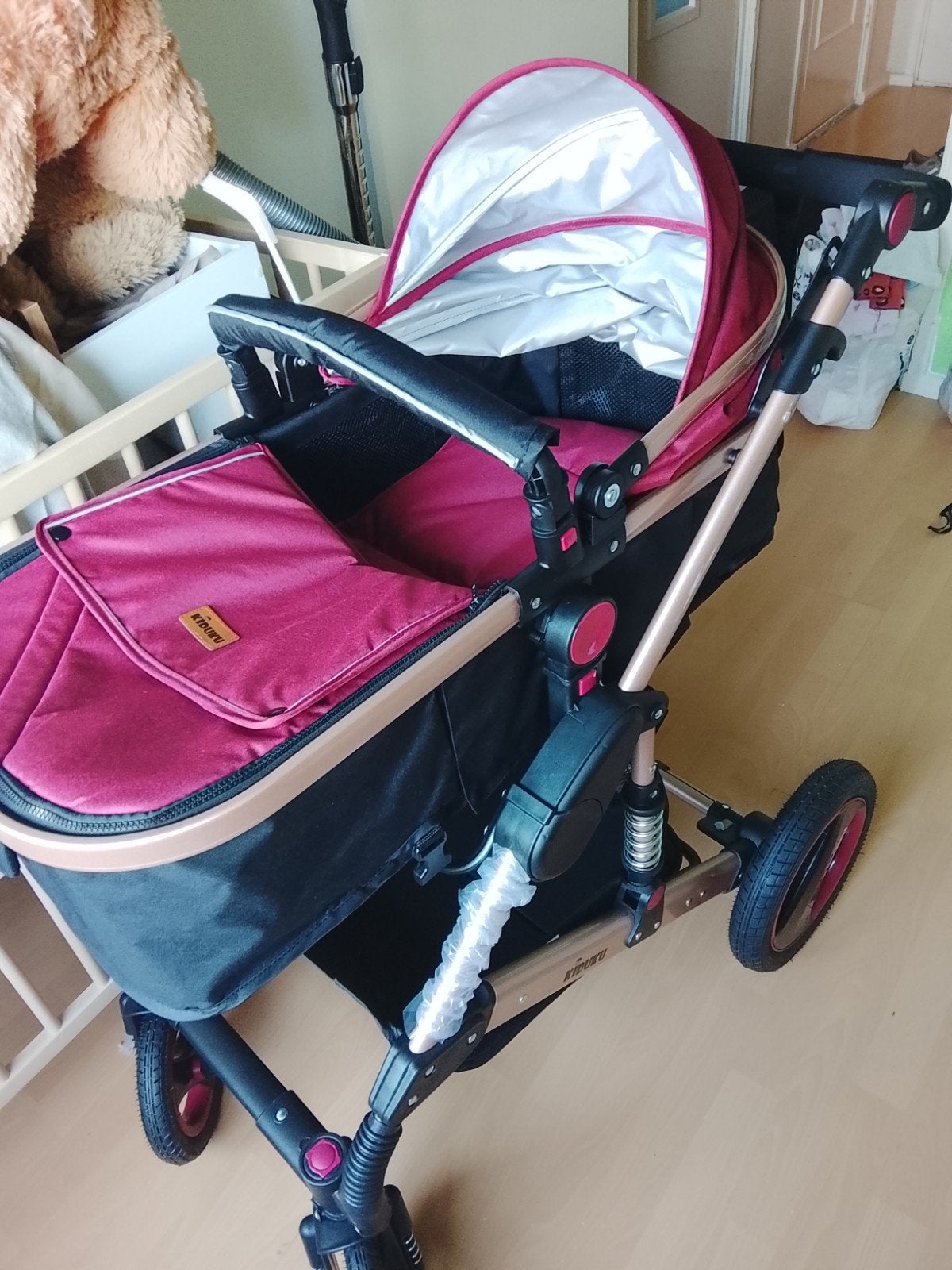 Kipruru Combiwagen -  nieuw 3_-1, Ophalen of Verzenden, Zo goed als nieuw, Overige merken, Verstelbare duwstang