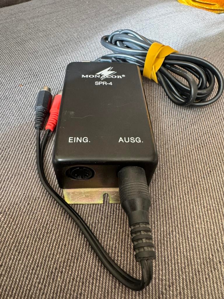 phono voorversterker monacor spr-4 phono naar aux, Ophalen of Verzenden, Zo goed als nieuw, Overige merken