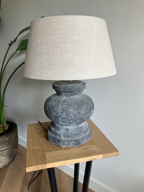 schemerlamp met stenen voet, Ophalen, Overige materialen, Minder dan 50 cm, Landelijk