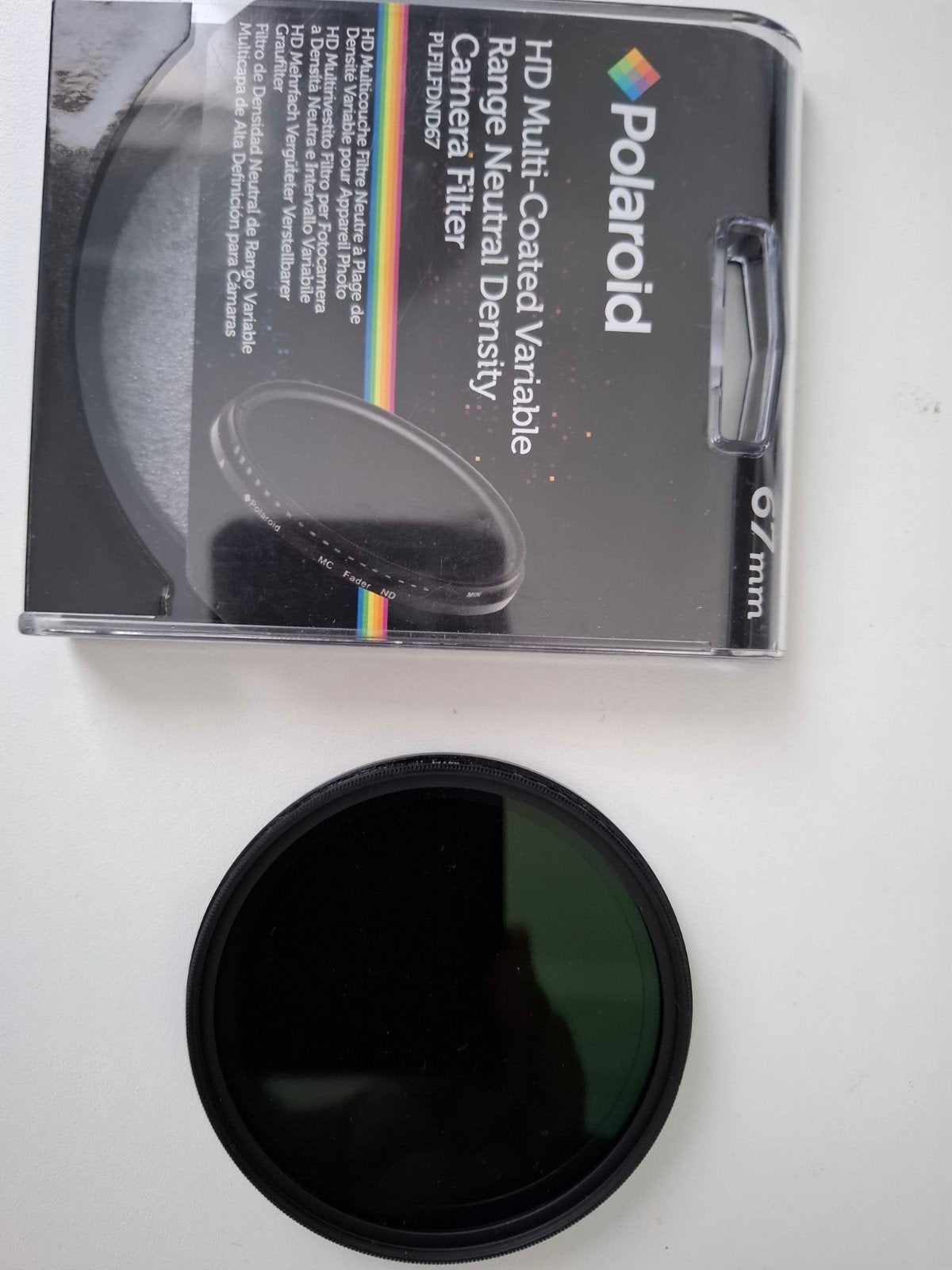 Polaroid HD Variabel ND Filter 67mm, Met schroefdraad, Gebruikt, 60 tot 70 mm, ND-filter