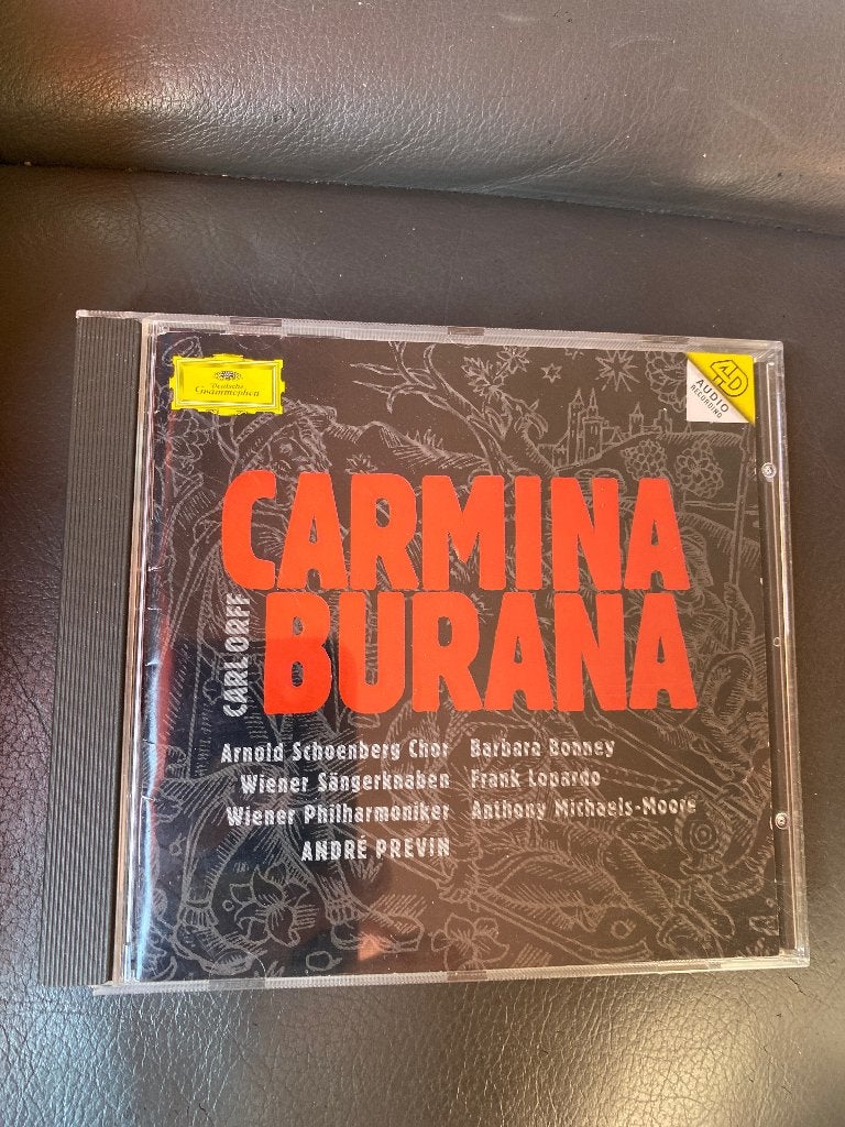 Carl Orff - Carmina Burana CD - Andre Previn, Overige componisten, Ophalen of Verzenden, Zo goed als nieuw, Orkest of Ballet