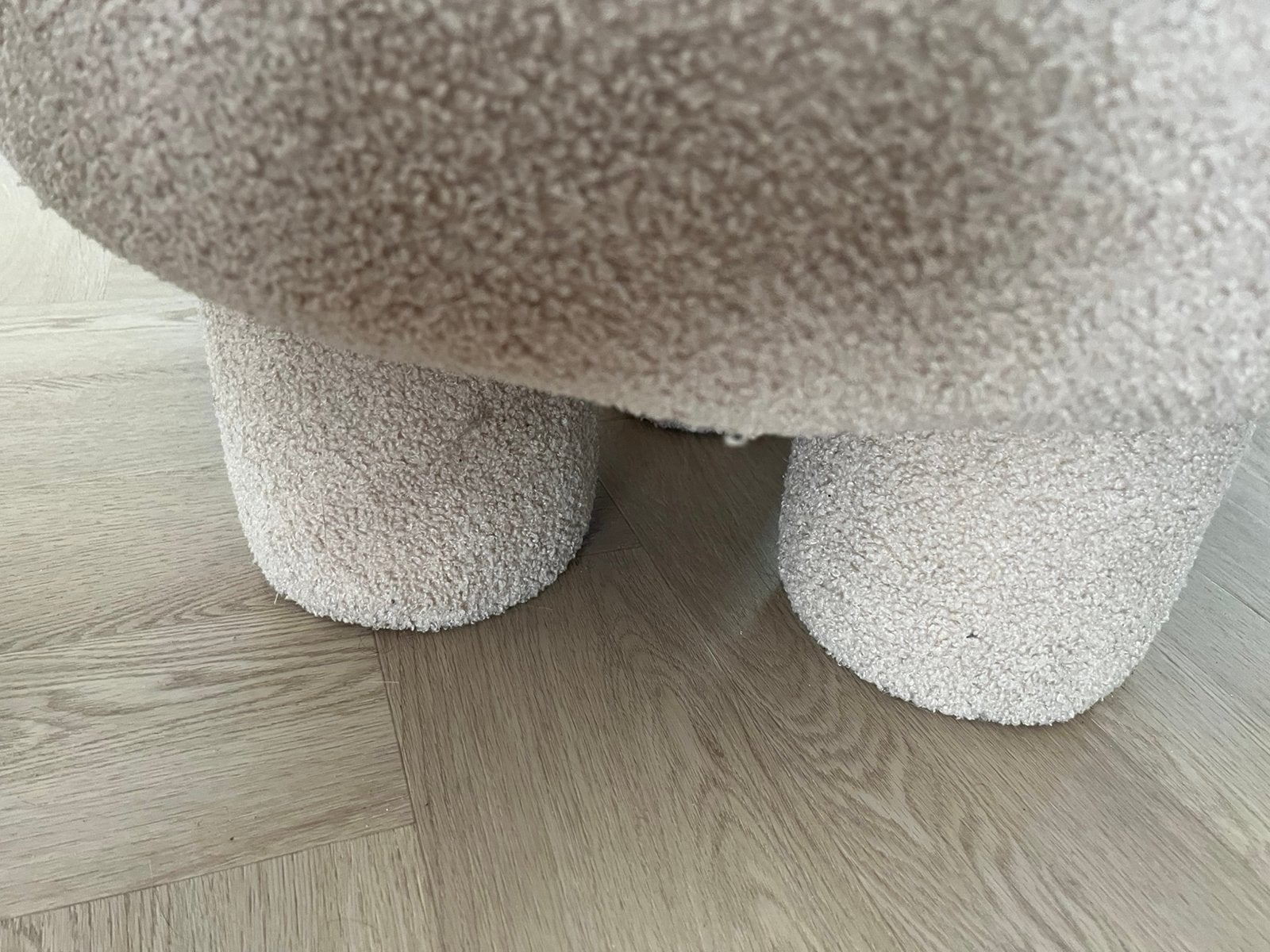 Poef, Huis en Inrichting, Banken | Voetenbanken en Poefen, Ophalen, Gebruikt, Rond, Minder dan 50 cm
