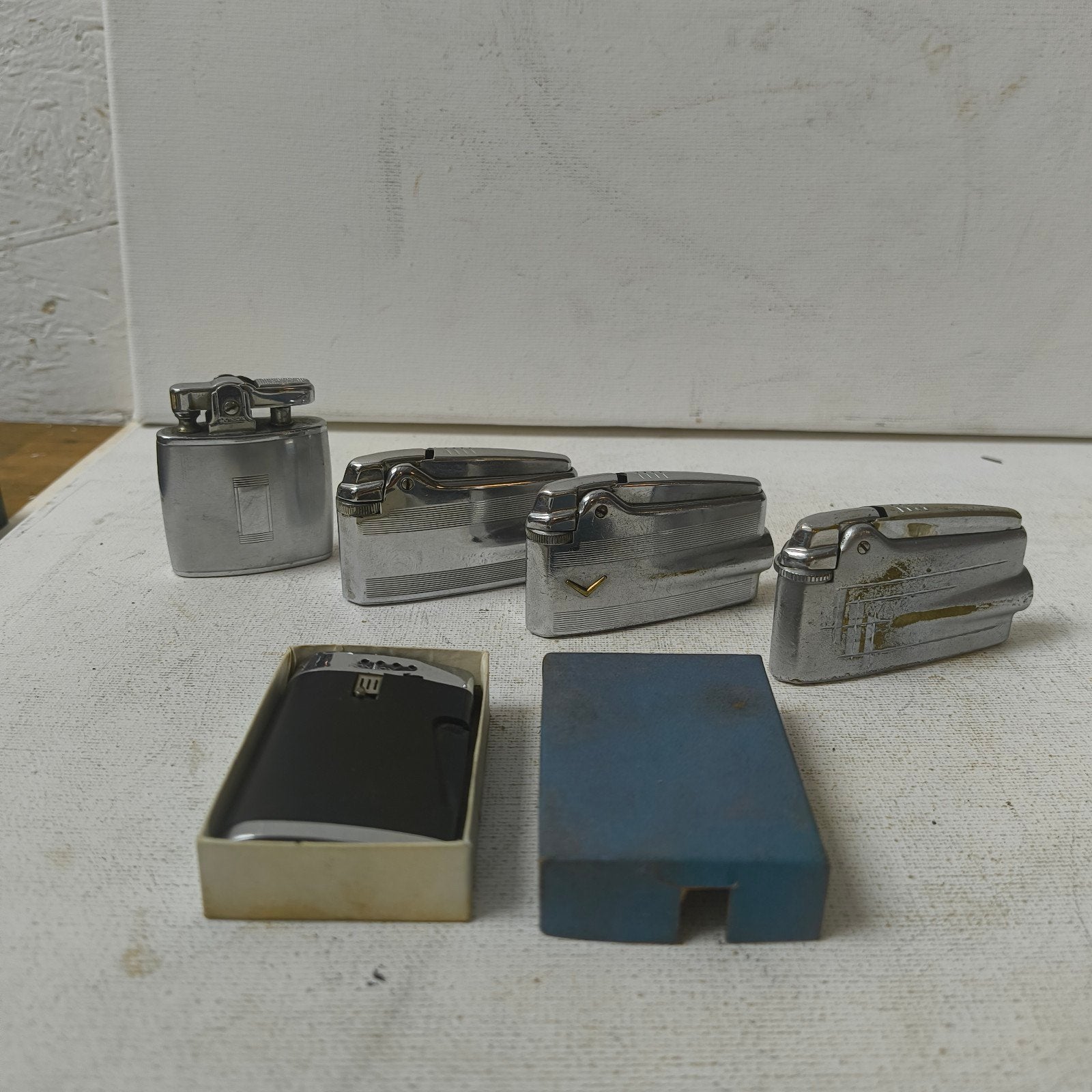 5 Vintage Ronson Aanstekers, Ophalen of Verzenden, Gebruikt, Aansteker