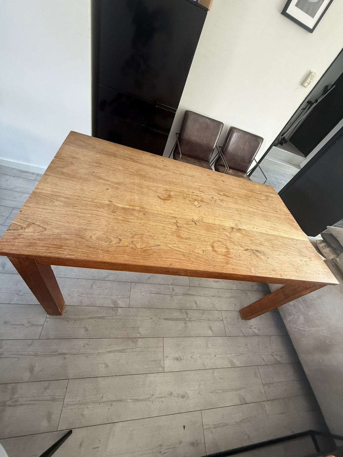 Eettafel, Huis en Inrichting, Ophalen, Gebruikt, 50 tot 100 cm, 150 tot 200 cm
