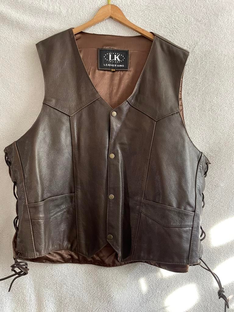 Gilet leren gilet live to ride maar 54, Motoren, Ophalen, Tweedehands, Jas | leer