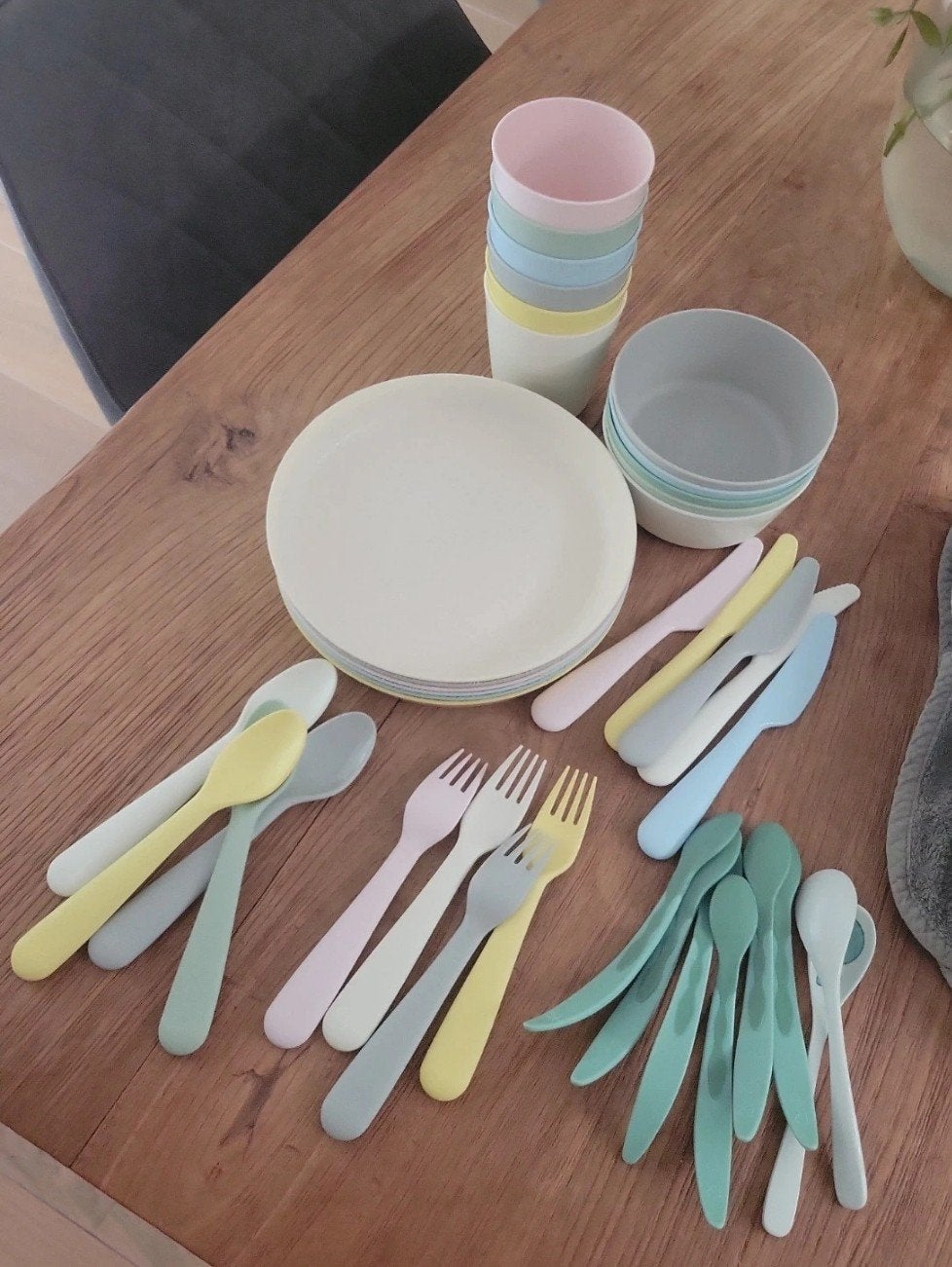 Plastic servies, Ophalen of Verzenden, Kunststof