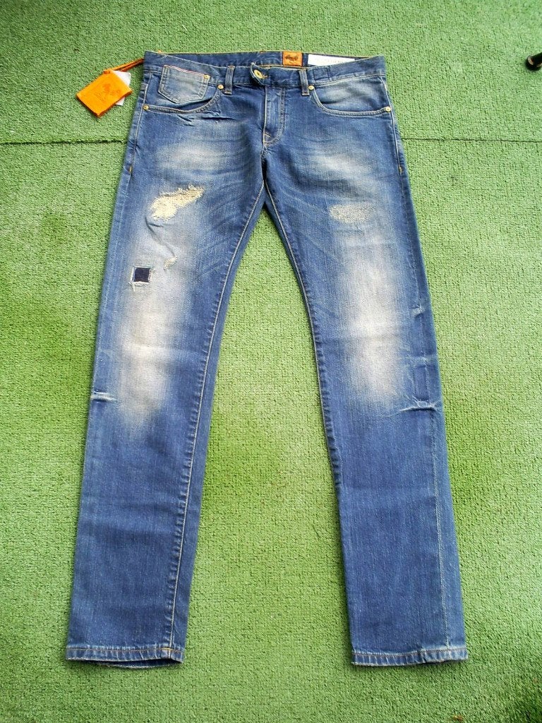 NIEUW __ italiaanse GOOD GENES jeans mt. 28 __ waarde 235,00, Blauw, Nieuw, Ophalen of Verzenden, W28 - W29 (confectie 36)