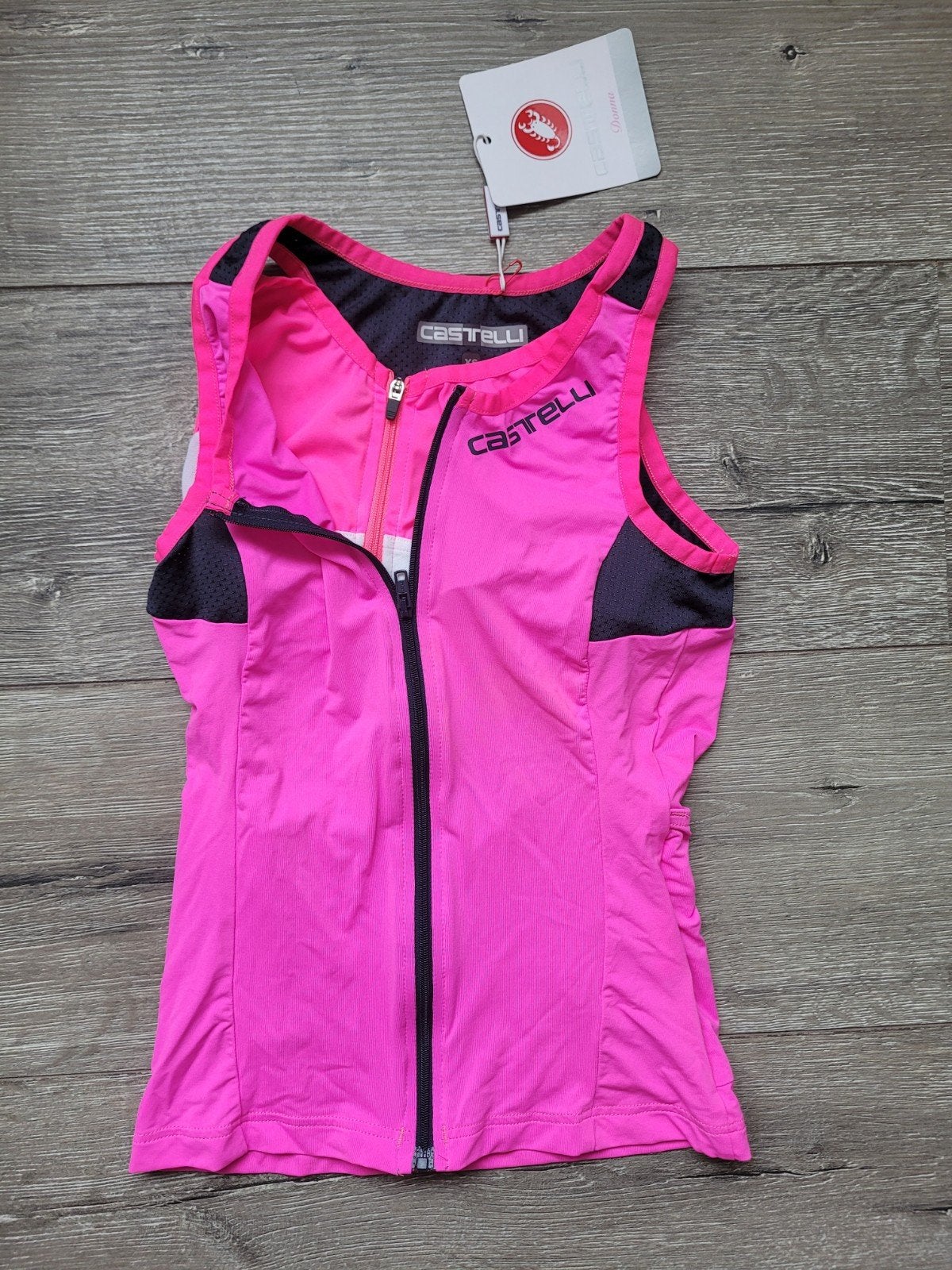 Nieuwe Castelli Solare Top Dames Fietsshirt XS, Fietsen en Brommers, Fietsaccessoires | Fietskleding, XS, Castelli, Nieuw, Ophalen of Verzenden