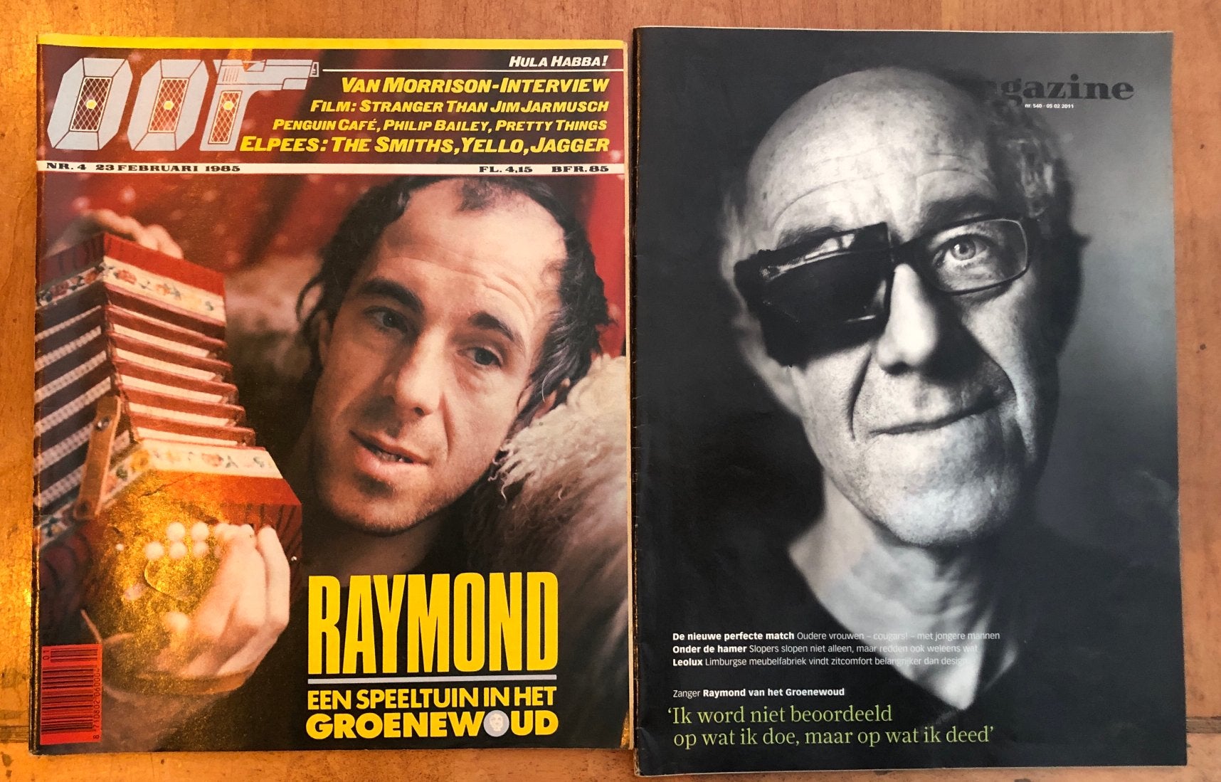 Raymond van het groenewoud oor muziekblad 1985, Boeken, Tijdschriften en Kranten, Ophalen of Verzenden, Zo goed als nieuw, Muziek, Film of Tv