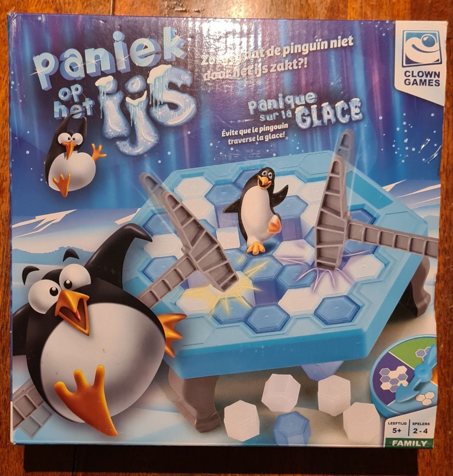 Paniek op het IJs - Leuk familiespel voor 2-4 spelers, Hobby en Vrije tijd, Gezelschapsspellen | Overige, Drie of vier spelers