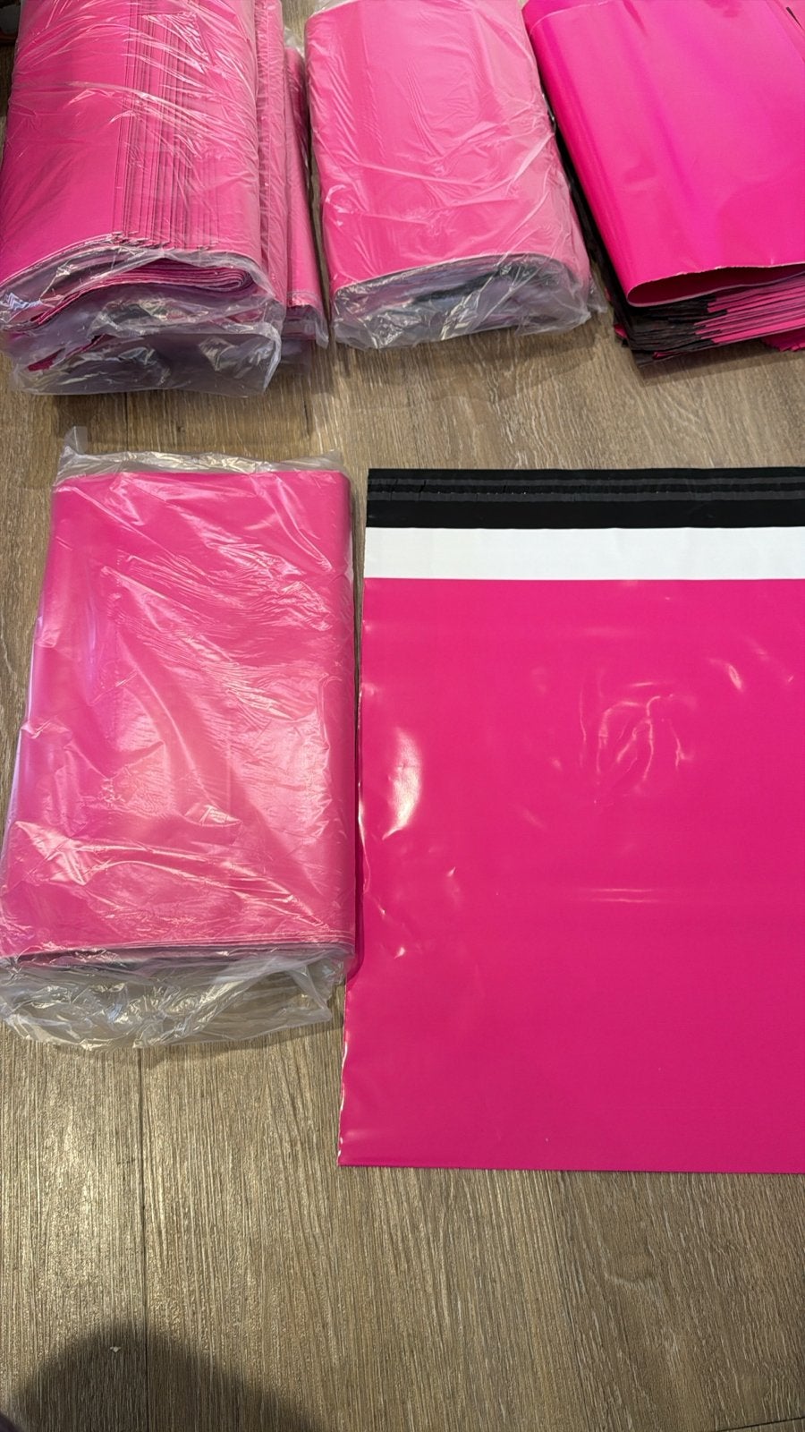 100 Roze Verzendzakken 35x46 cm - Sterke Koerierszakken, Diversen, Ophalen of Verzenden