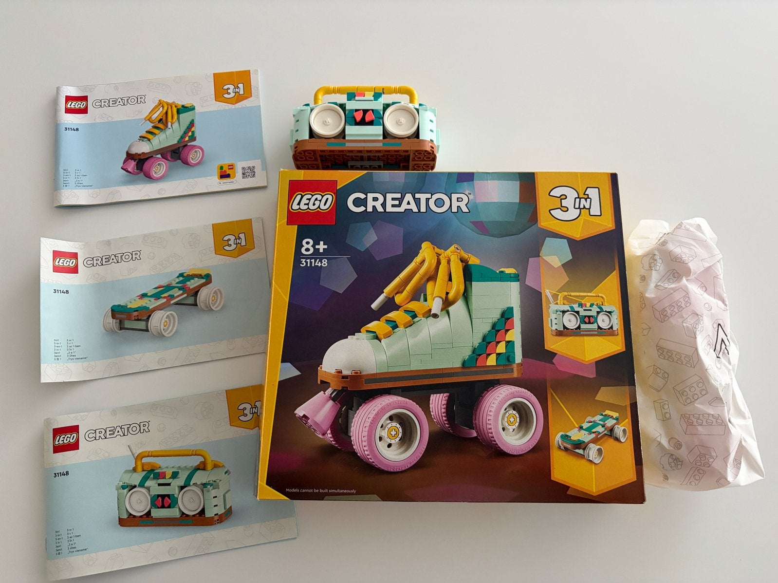 LEGO Creator 3in1 Roller Skate 31148 - Zo goed als nieuw, Ophalen of Verzenden, Zo goed als nieuw