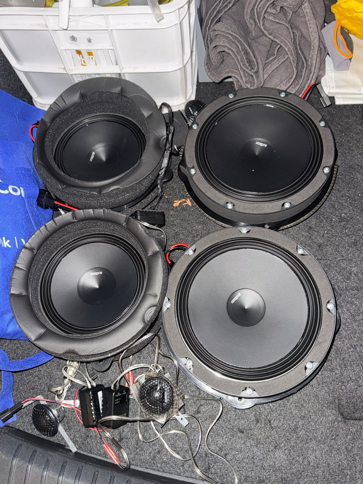 Speaker upgrade Cupra Leon Audison prima AP8 AP6,5, Auto diversen, Ophalen of Verzenden, Zo goed als nieuw
