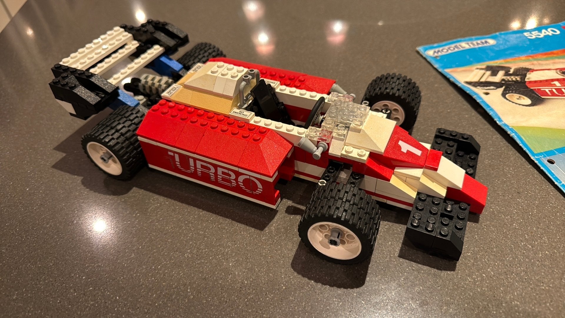 Lego 5640 - race auto jaren 80 (90% compleet), Gebruikt, Lego, Ophalen of Verzenden, Technic