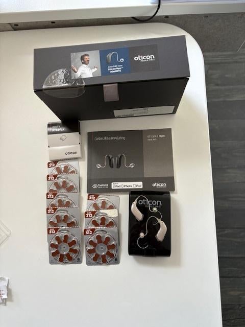 Set Oticon Opn miniLIHO gehoorapparaten, Ophalen of Verzenden, Gebruikt