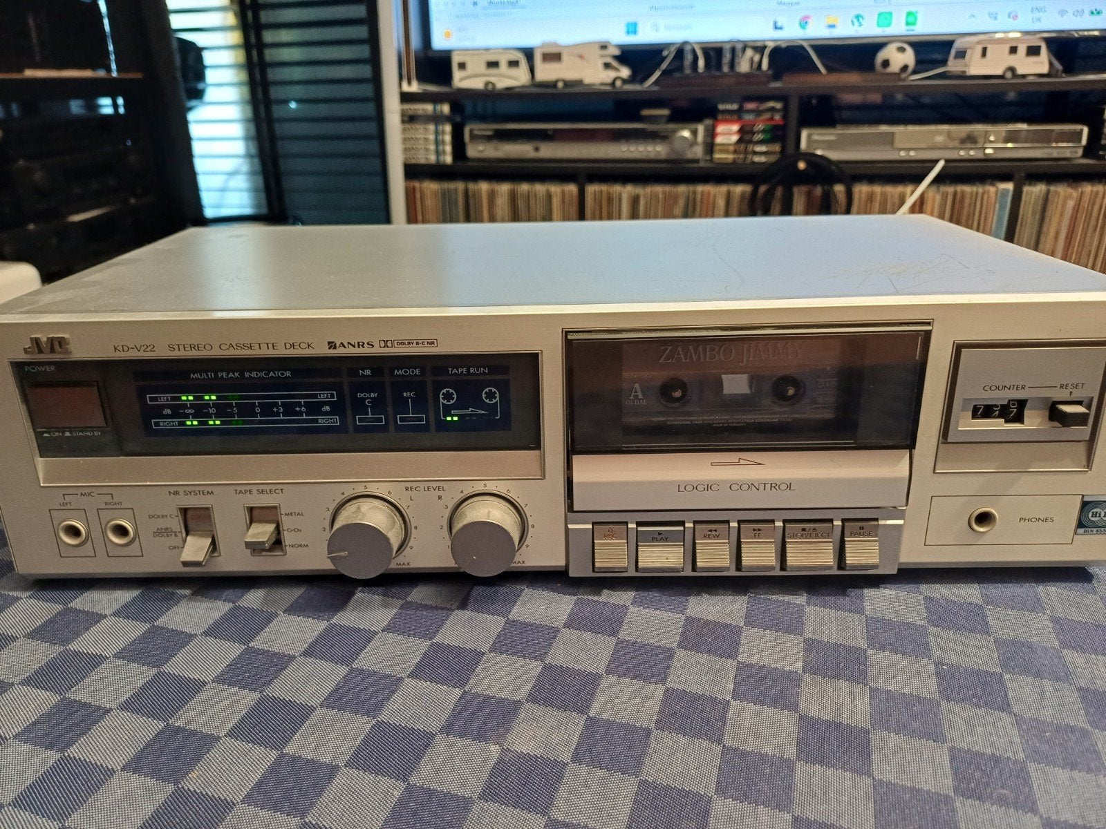 JVC KD-V22 Cassette Deck. Made in japan, Ophalen of Verzenden, Enkel, JVC, Tape counter