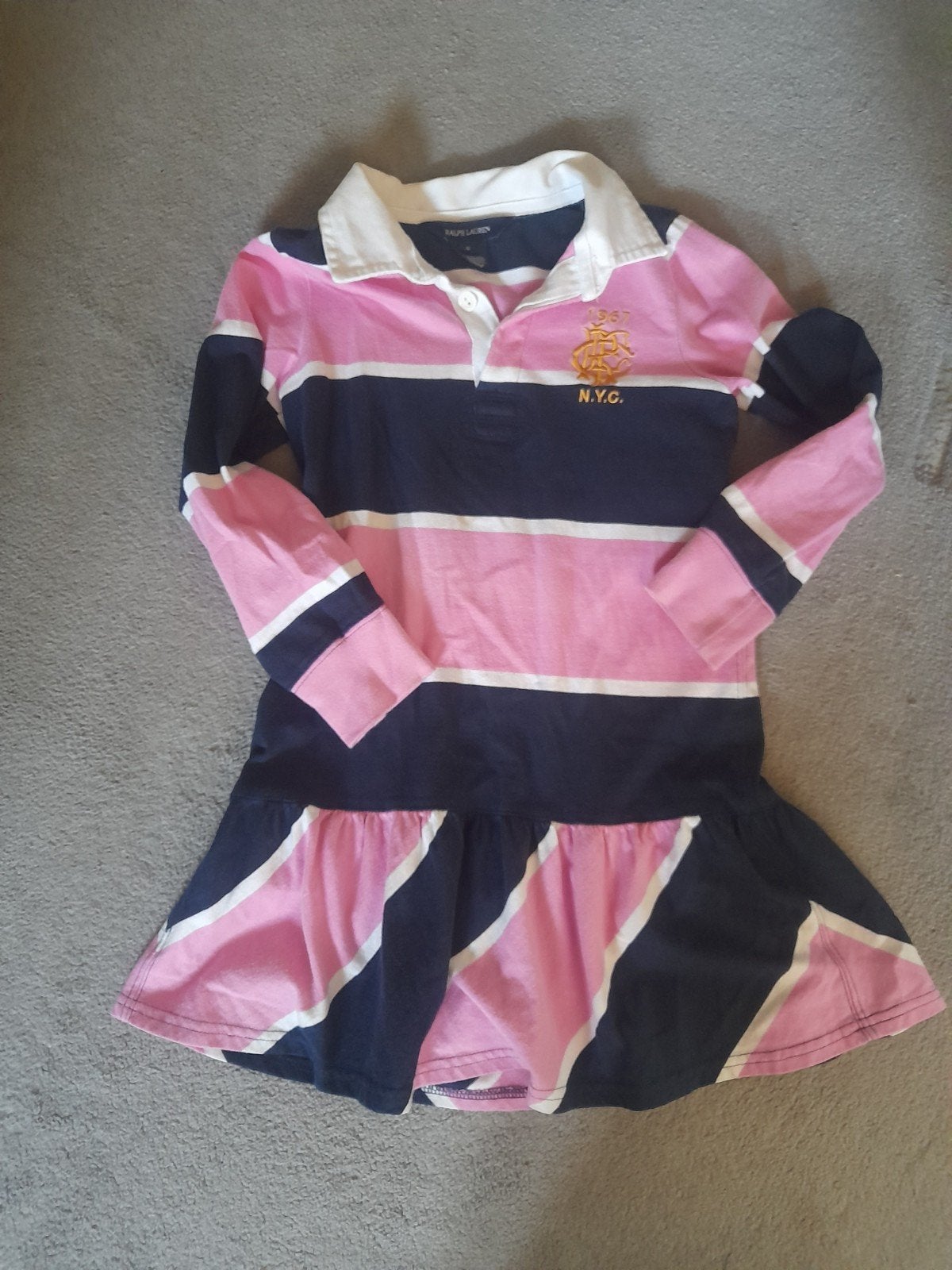 Prachtig origineel Ralph Lauren Polo jurkje maat 116/122, Kinderen en Baby's, Kinderkleding | Maat 116, Meisje, Ophalen of Verzenden