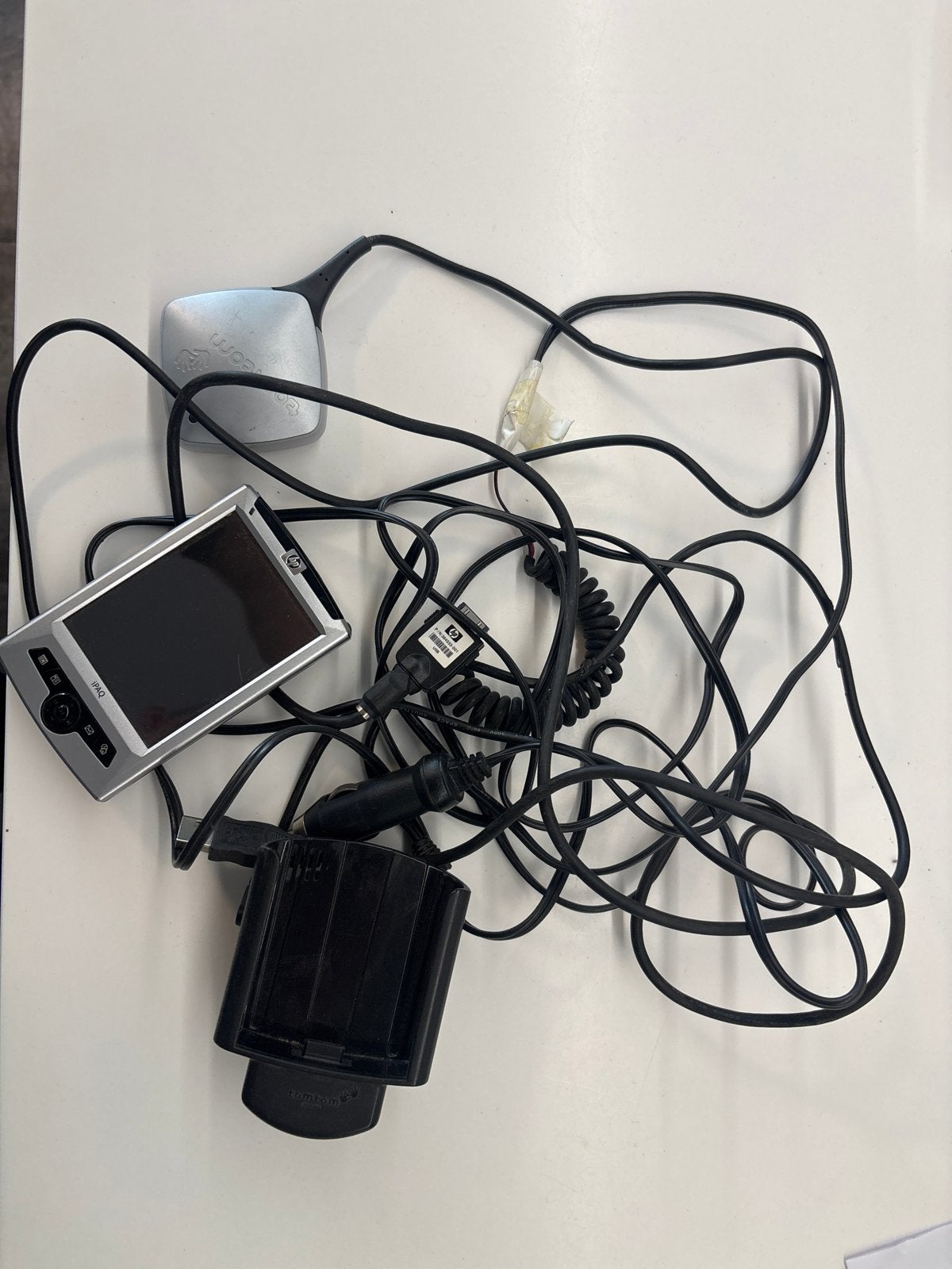 HP iPAQ PDA met ComCom GPS-ontvanger en accessoires, Ophalen of Verzenden, Gebruikt
