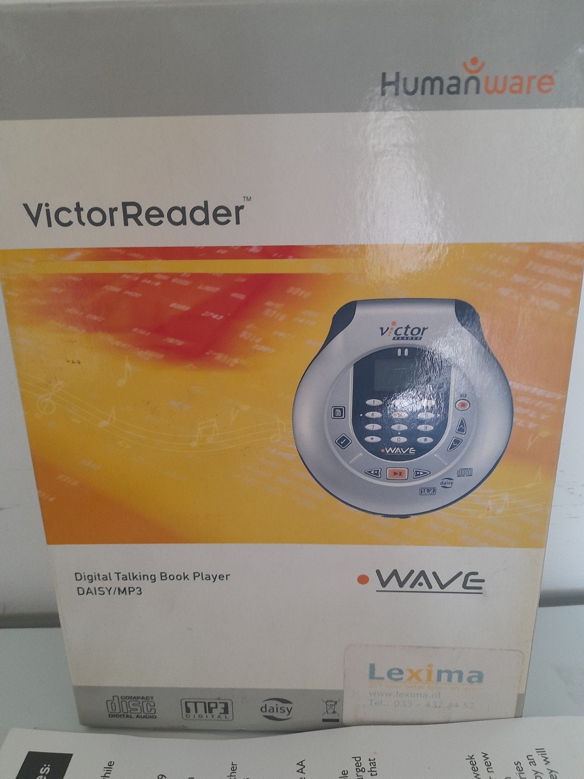 Victor reader wave daisy speler, Diversen, Verpleegmiddelen, Ophalen of Verzenden