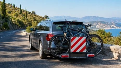 Aluminium markeringsbord Italië fietsenrek 50x50 cm, Ophalen, Zo goed als nieuw, Fietsendrager-accessoire