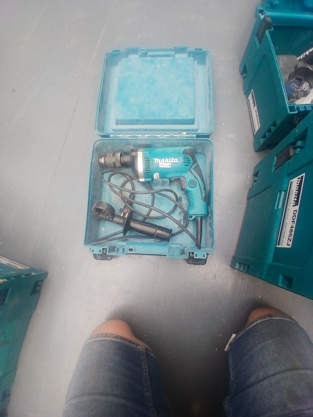 Makita Klopboormachine HP1631 - Compleet in koffer, Boormachine, Ophalen of Verzenden, Klopboormechanisme, Gebruikt