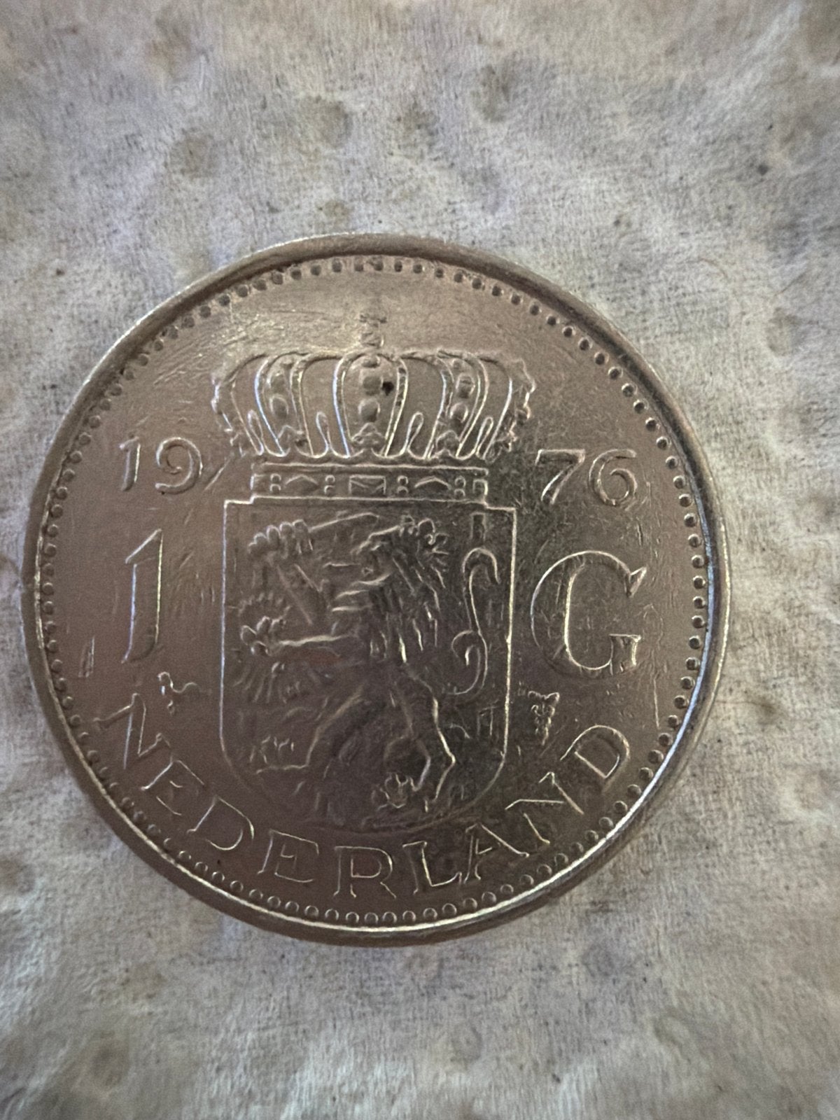 1 Gulden Koningin Juliana 1976, Ophalen of Verzenden, Koningin Juliana, 1 gulden, Losse munt