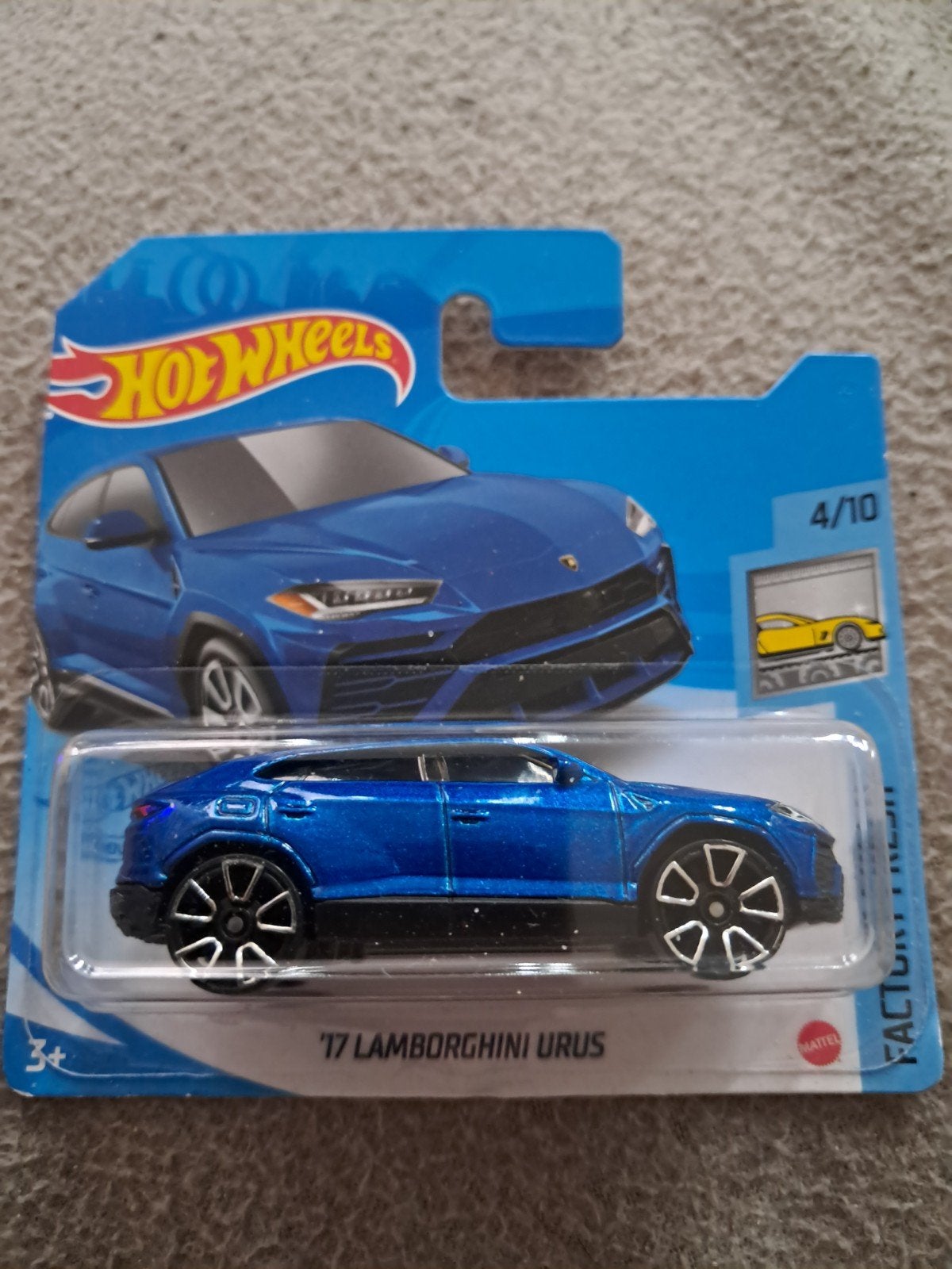 Hot Wheels Lamborghini Urus blauw nieuw in verpakking, Ophalen of Verzenden, Nieuw, Auto