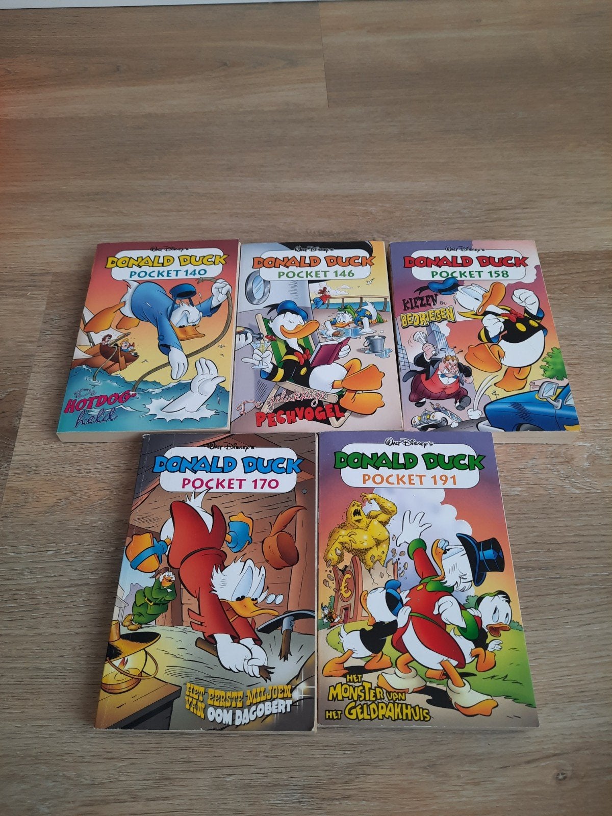 Donald duck pockets 5 stuks, Meerdere comics, Ophalen, Zo goed als nieuw, Europa
