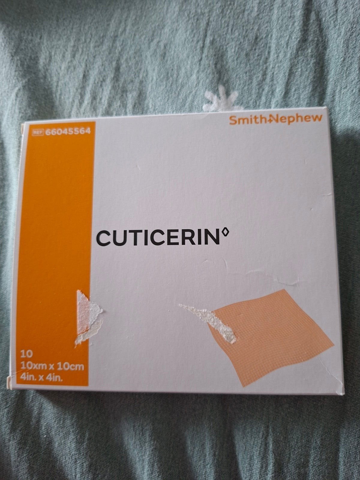 Cuticerin zalfkompres 10 x 10 cm 10 stuks, Ophalen, Nieuw