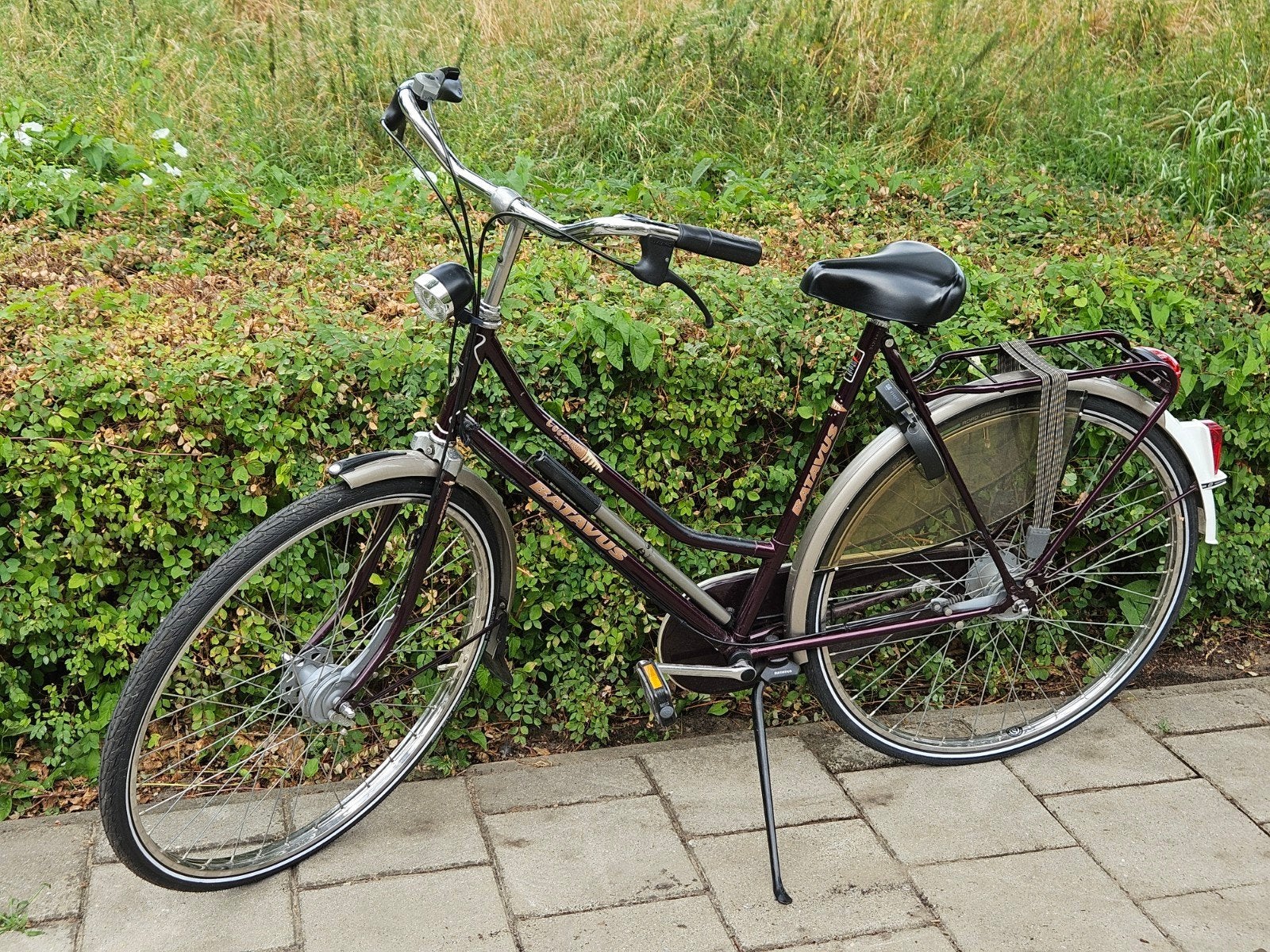 Batavus Locarno - Degelijke stadsfiets (framemaat 56), Ophalen, Versnellingen, Batavus, Schijfrem